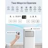 imageAGLUCKY 8000BTU Portable Air Conditioner Builtin Dehumidifier Fan and Sleep ModePortable Ac Unit with Remote Control Floor Air Conditioner for RoomOfficeDormBedroom