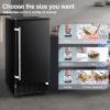 imageAGLUCKY Commercial Builtin Ice Maker Machine80LbsDayUnder Counter Ice Maker Machine with 24H TimerReversible DoorSelf Cleaning Ice Machine for Home ampamp OfficeBlackBlack