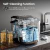 imageAGLUCKY Ice Makers Countertop with Handle265Lbs24H9 Cubes in 6 Mins2 Sizes of Bullet IcePortable Machine with SelfCleaningPerfect for Home KitchenBlackBLACK