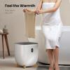 imageAGLUCKY Towel Warmer for Bathroom 40L Large Towel Warmers Bucket with 2 Heating Modes LCD Screen 20406090 Min Auto ShutOff Fits 2 Blankets Bathrobes PJs Ideal Gift for Family White25L