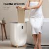 imageAGLUCKY Towel Warmer for Bathroom 40L Large Towel Warmers Bucket with 2 Heating Modes LCD Screen 20406090 Min Auto ShutOff Fits 2 Blankets Bathrobes PJs Ideal Gift for Family White40L