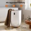 imageAGLUCKY Towel Warmer for Bathroom 40L Large Towel Warmers Bucket with 2 Heating Modes LCD Screen 20406090 Min Auto ShutOff Fits 2 Blankets Bathrobes PJs Ideal Gift for Family White40L