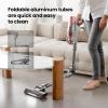 imageAGAGLUCKY Stick Vacuum Cleaner Powerful Suction with SelfCollecting Dust Bin 3in1 Upright Rechargeable Vacuum Cleaners for Home Pet Hair Hardwood Floors Carpets PurplePink
