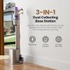 imageAGAGLUCKY Stick Vacuum Cleaner Powerful Suction with SelfCollecting Dust Bin 3in1 Upright Rechargeable Vacuum Cleaners for Home Pet Hair Hardwood Floors Carpets PurplePurple
