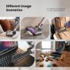 imageAGAGLUCKY Stick Vacuum Cleaner Powerful Suction with SelfCollecting Dust Bin 3in1 Upright Rechargeable Vacuum Cleaners for Home Pet Hair Hardwood Floors Carpets PurplePurple
