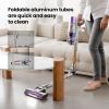 imageAGAGLUCKY Stick Vacuum Cleaner Powerful Suction with SelfCollecting Dust Bin 3in1 Upright Rechargeable Vacuum Cleaners for Home Pet Hair Hardwood Floors Carpets PurplePurple