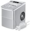 imageAGLUCKY Ice Makers Countertop with SelfCleaning 26lbs24hrs 9 Cubes Ready in 6 Mins Portable Ice Machine with 2 Sizes Bullet IceIce ScoopBasket for HomeKitchenOfficeBarParty Grey