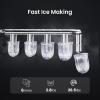 imageAGLUCKY Ice Makers Countertop with SelfCleaning 8 Cubes Ready in 6 Mins Portable Ice Machine with 2 Sizes Bullet IceIce ScoopBasket for HomeKitchenOfficeBarParty BlackBLACK